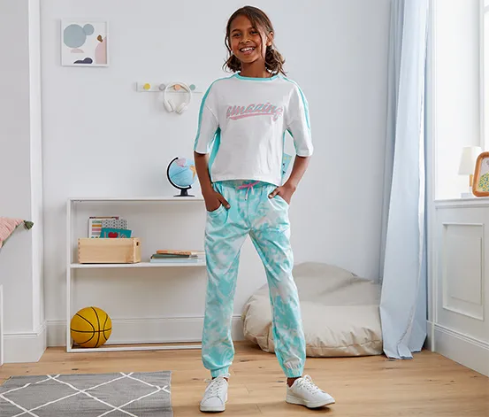 Jersey-Schlupfhose aus Bio-Baumwolle