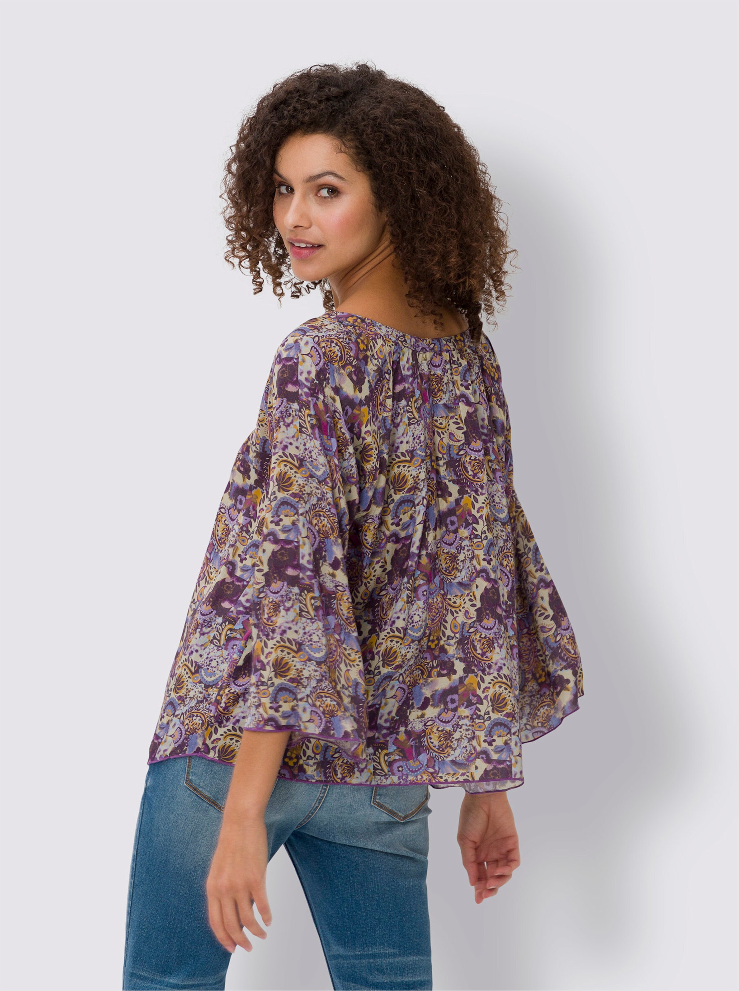 Druckbluse