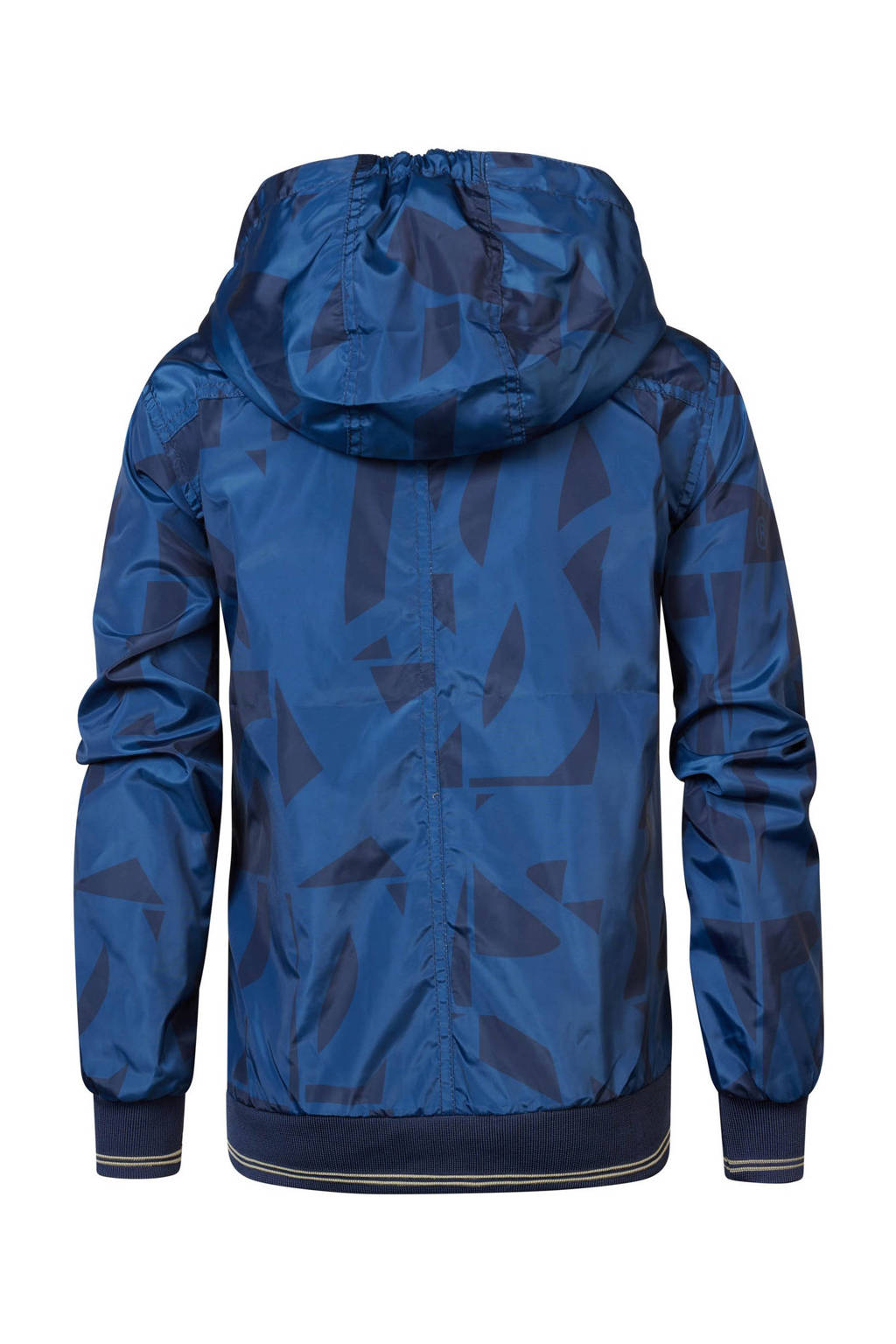 Petrol Industries zomerjas met camouflageprint blauw