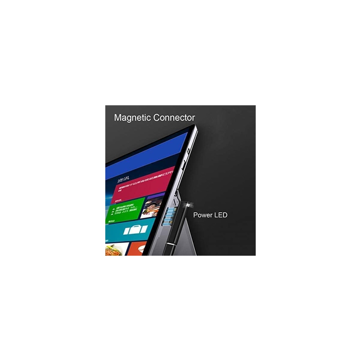 NÖRDIC USB-C ladeadapter for Microsoft Surface 15V3A 45W