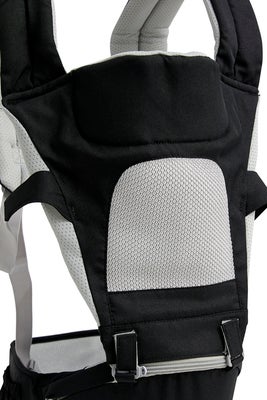 Beemoo CARE Carry Comfort Air 4-in-1 Bæresele & Hoftebærer, Black