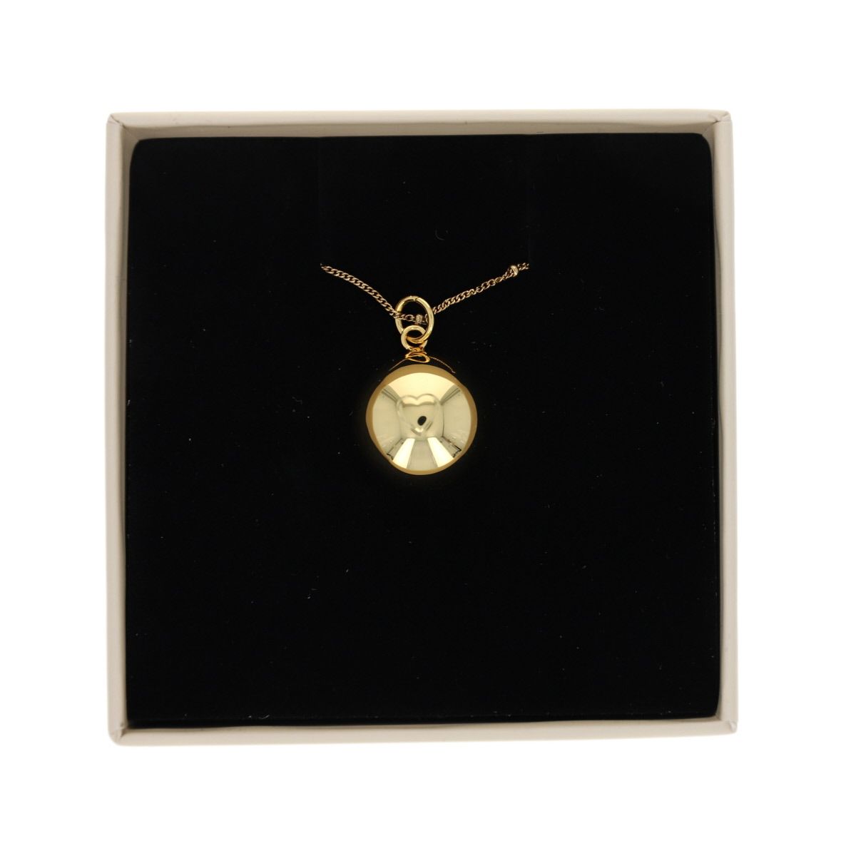 Collier bola de grossesse plaqué or cœur Atelier jasmin