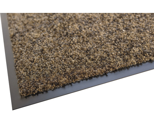 Op maat gemaakte Proper Tex bruine deurmat, 120 cm breed (per meter verkocht)