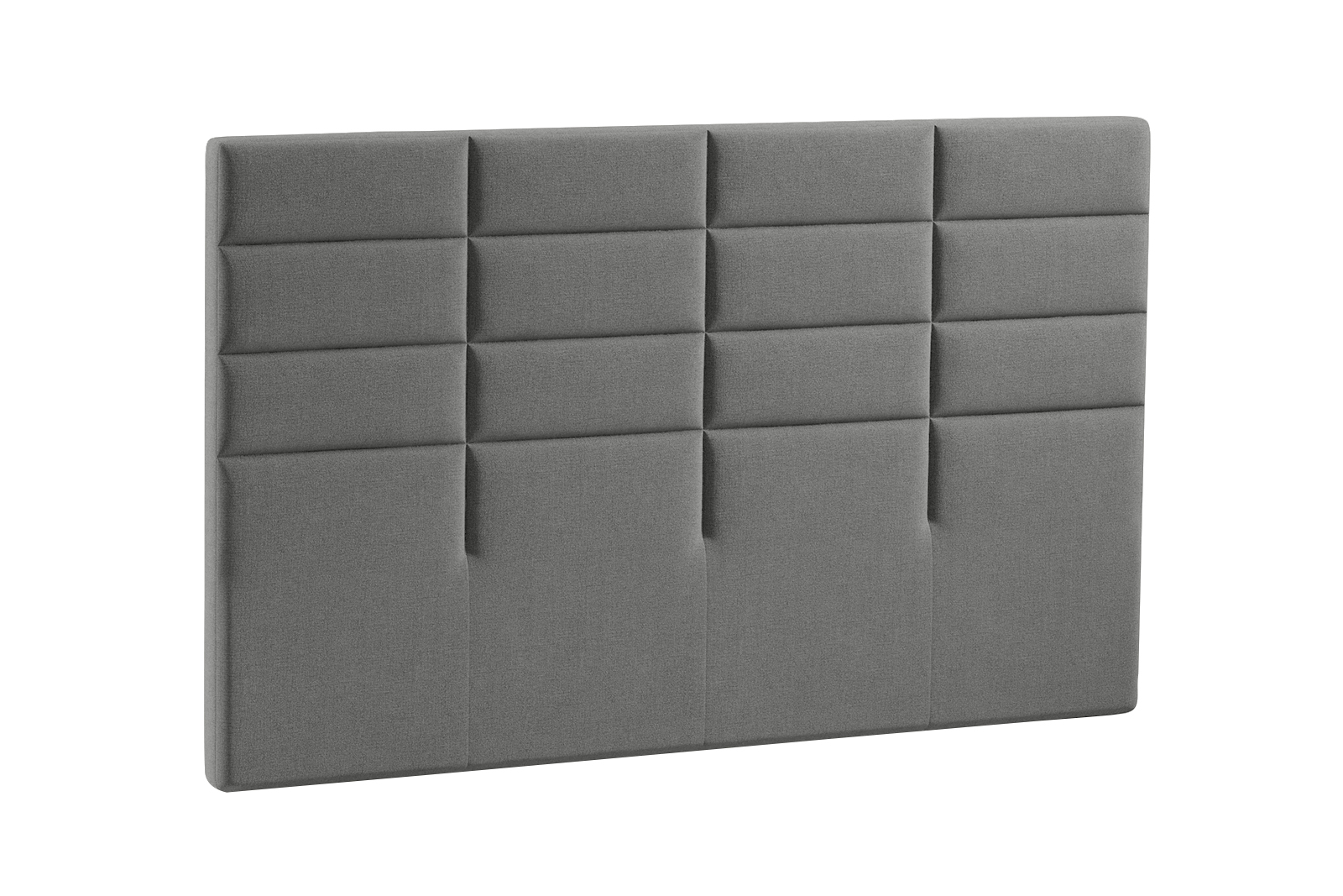 Paris sengegavl Tekstil Nordic grey. B180 cm. H115 cm.