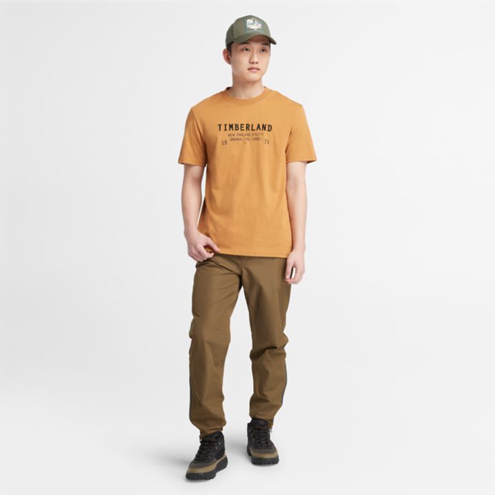 Camiseta Carrier Masculina em Amarelo Escuro