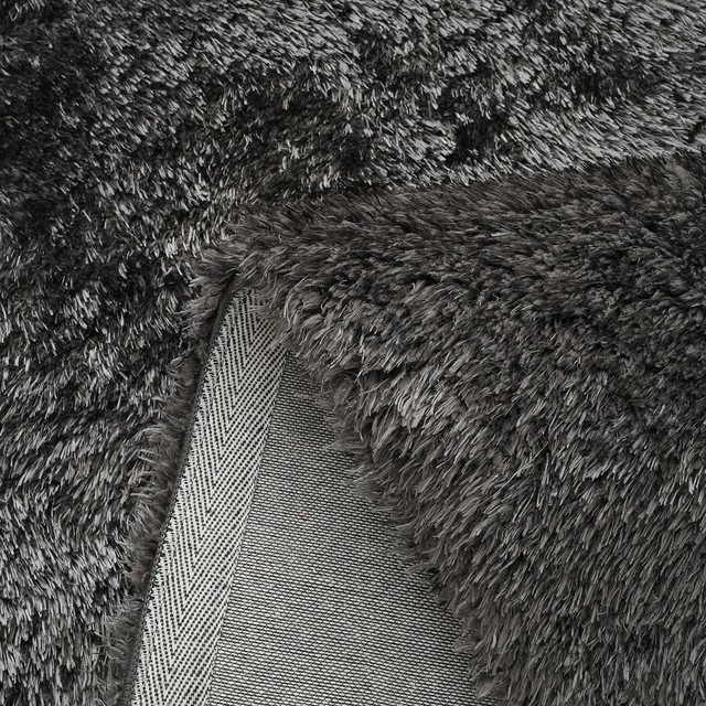 my home Hochflor-Teppich »Micro Shaggy, aus weicher Mikrofaser« rechteckig 53 mm Höhe weich, flauschig, Uni-Farben, Wohnzimmer, Schlafzimmer, Kinderzimmer