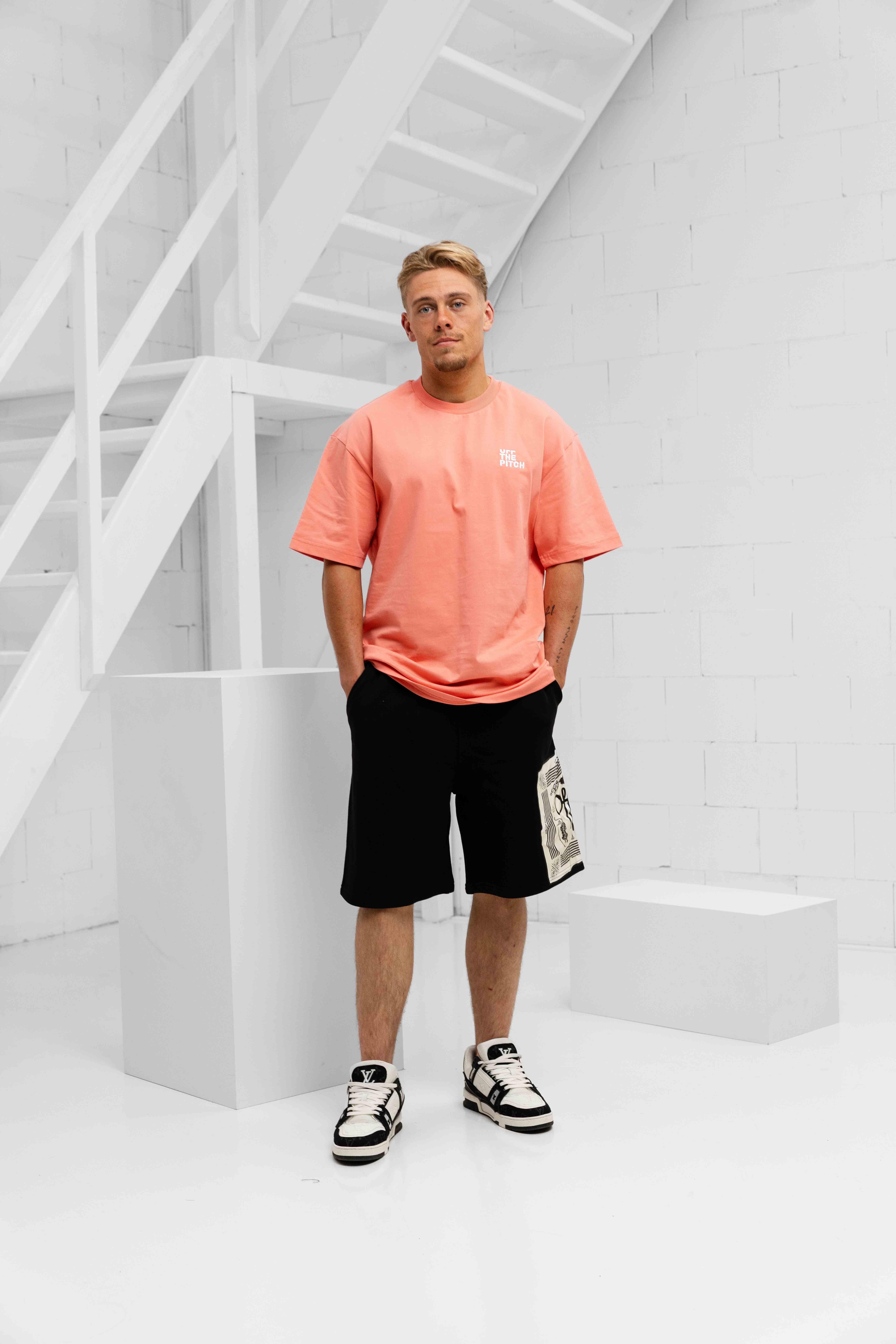 Off The Pitch Counter T-Shirt Heren Oranje