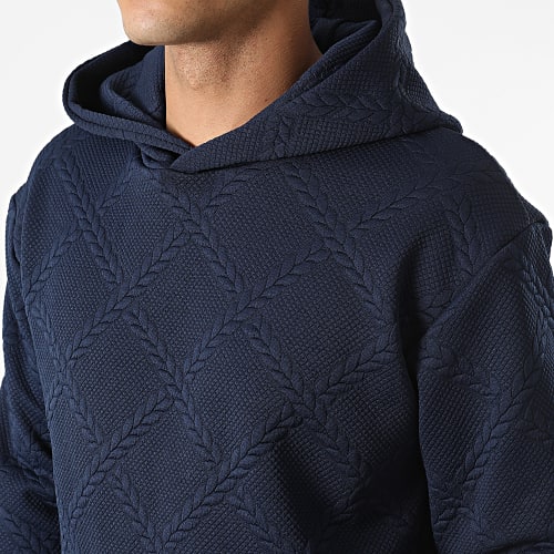 Ensemble Sweat Capuche et Pantalon Jogging SH-52 Bleu Marine