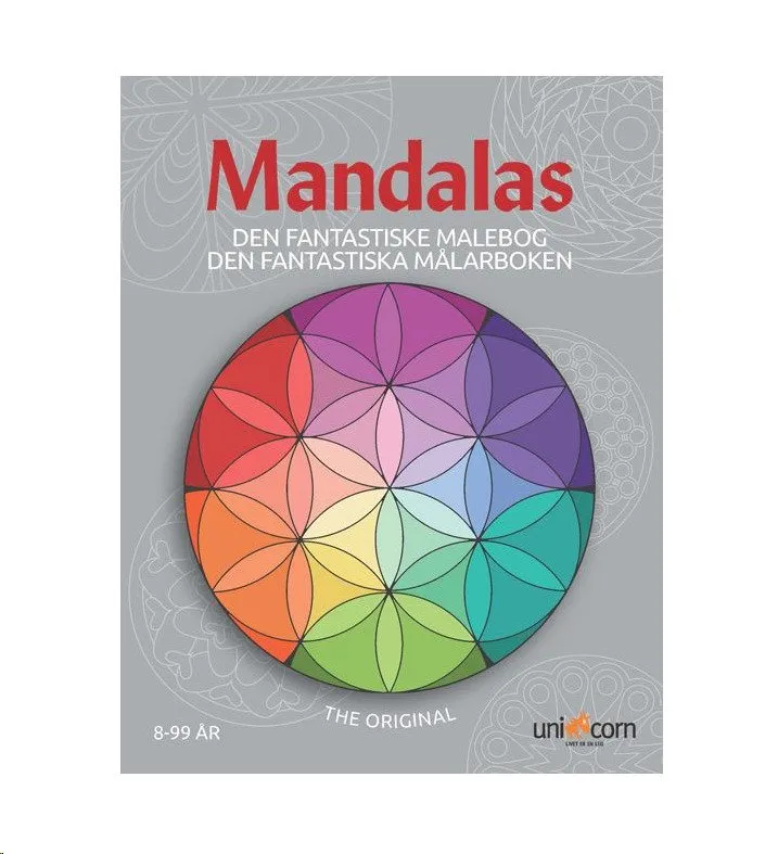 Den Fantastiske Malebog med Mandalas fra 8-99 år