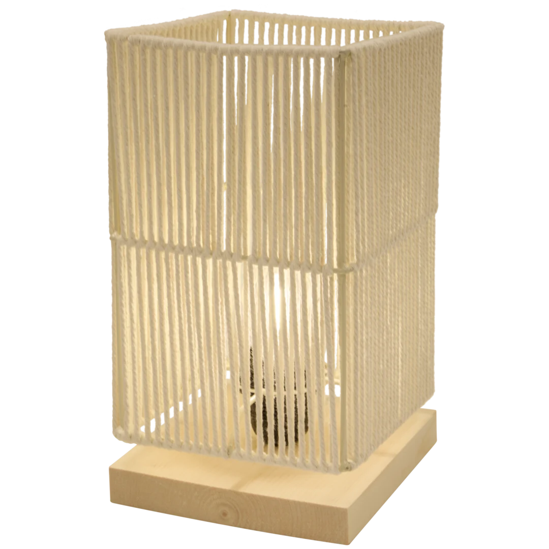 Houten tafellamp 15 x 27,5 cm | diverse kleuren