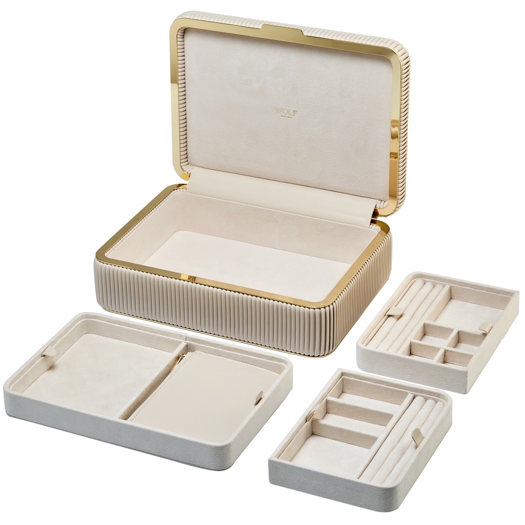 Wolf 1834 Bella Schmuckbox Medium Beige