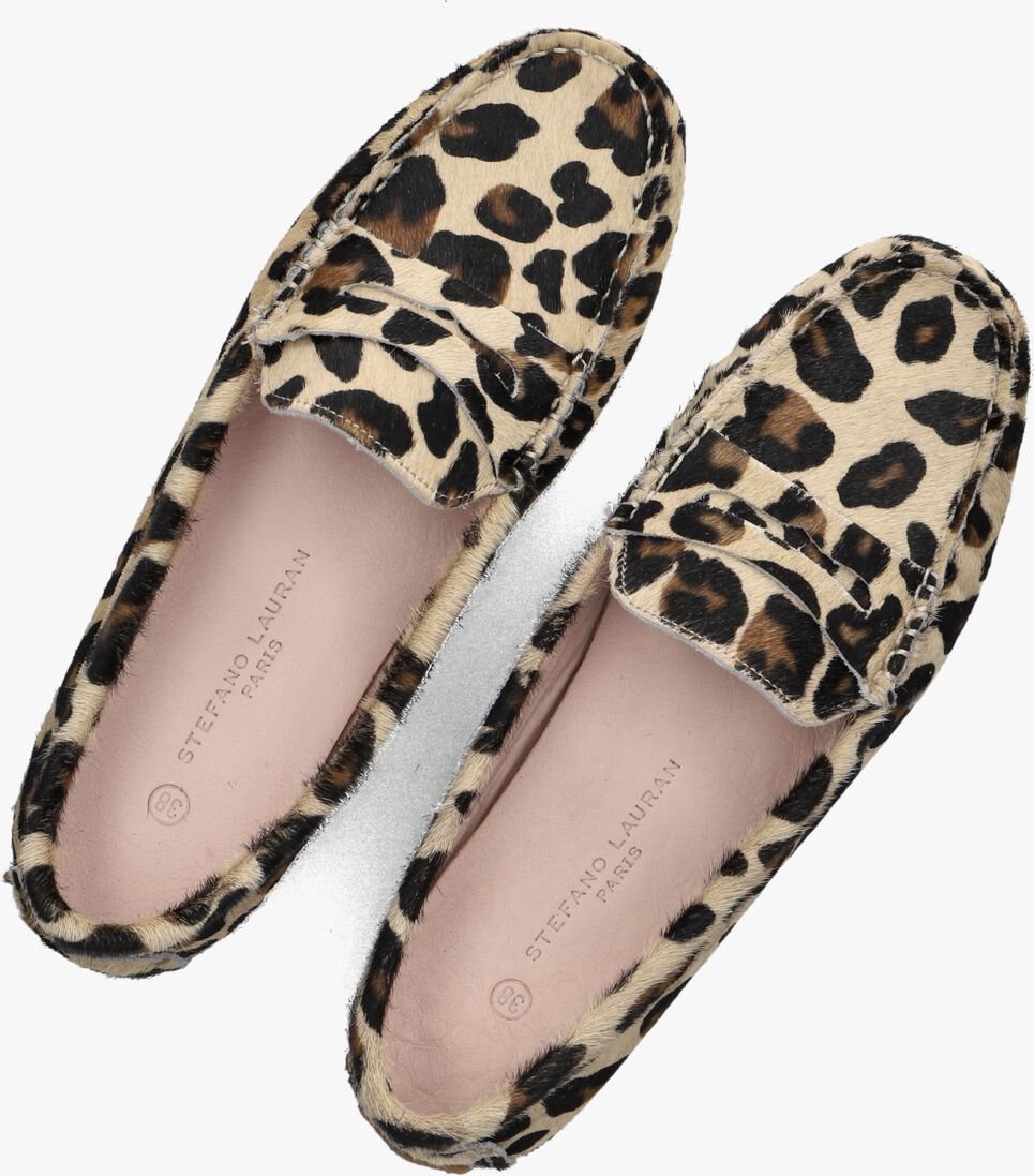 beige stefano lauran mocassins 11634