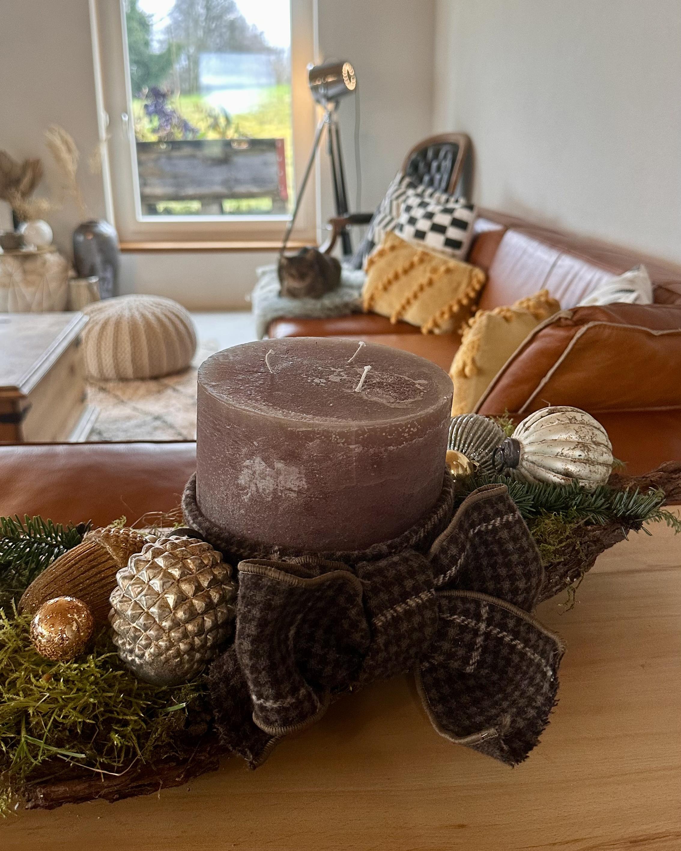 Set van 6 kerstballen LAITON Glas Gebroken wit