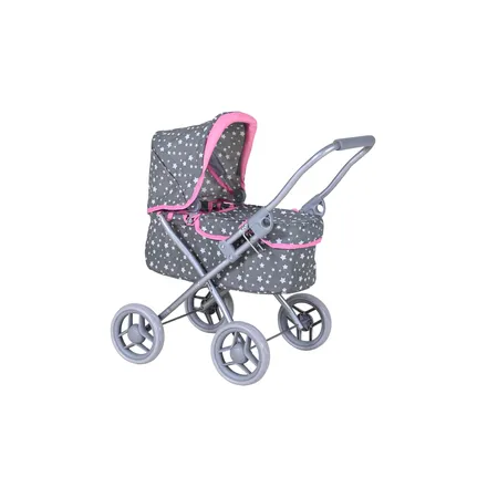 KnorrToys Puppenwagen Mini Lili - Star grey