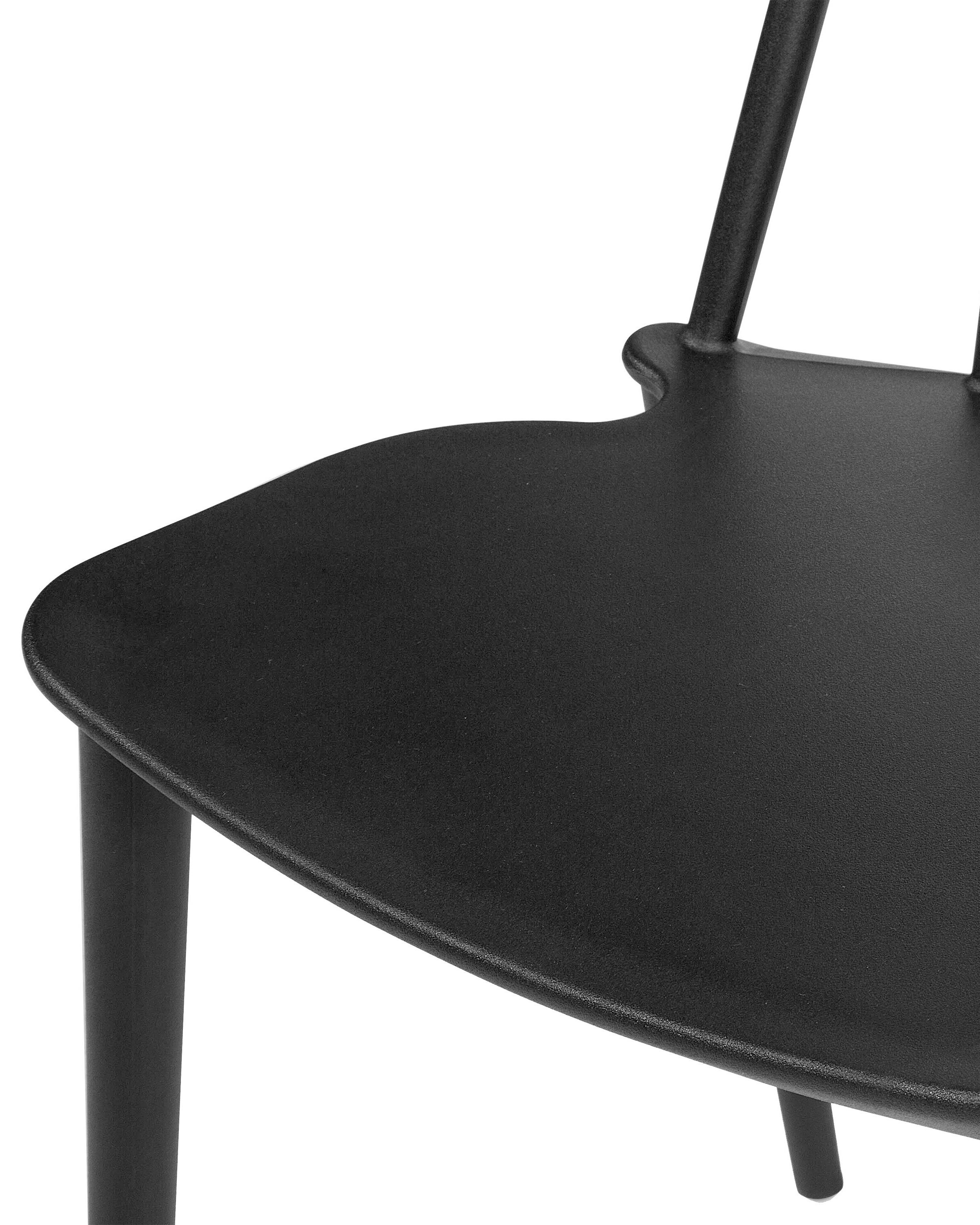 Set van 2 eetkamerstoelen VENTNOR Zwart