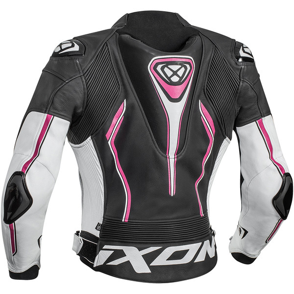 Ixon - Blouson Vortex Lady Noir / Blanc / Rose