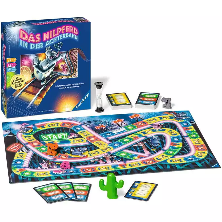 Ravensburger Das Nilpferd in der Achterbahn bunt