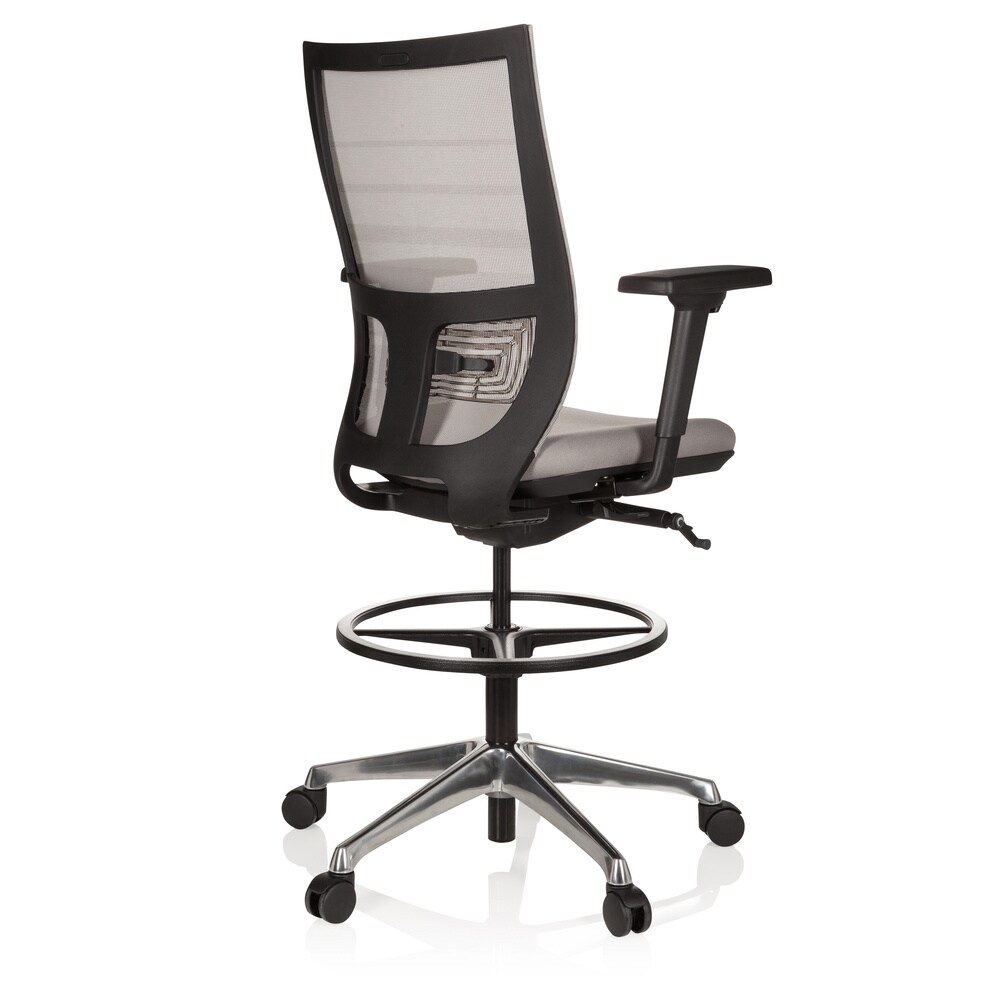 Counterstuhl TOP WORK 98 Stoff/Netzstoff mit Armlehnen (höhenverstellbar) hjh OFFICE