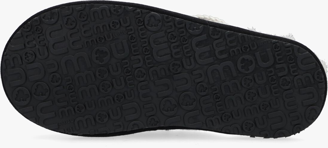 MOU zwarte mou pantoffels slipper full eskimo stitch