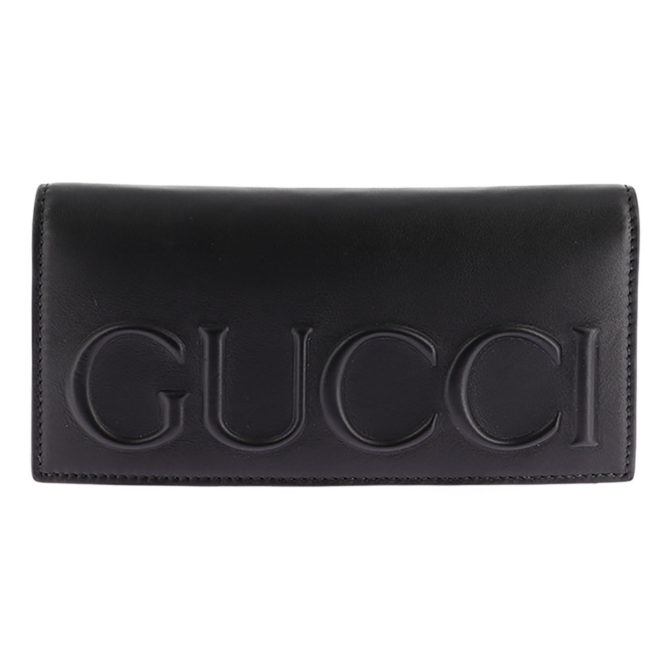 Gucci Porte-cartes en Cuir noir - Très bon état - 9x19 cm