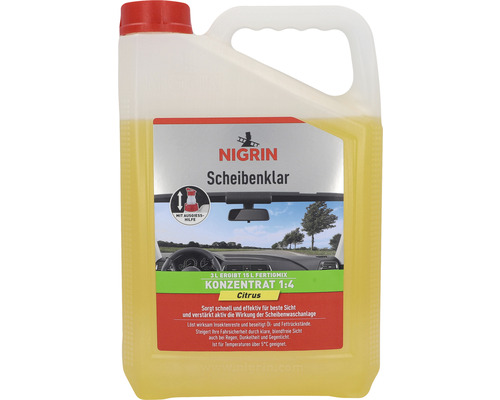 Nigrin Ruitenreiniger Concentraat 1:4 Citrus 3 Liter