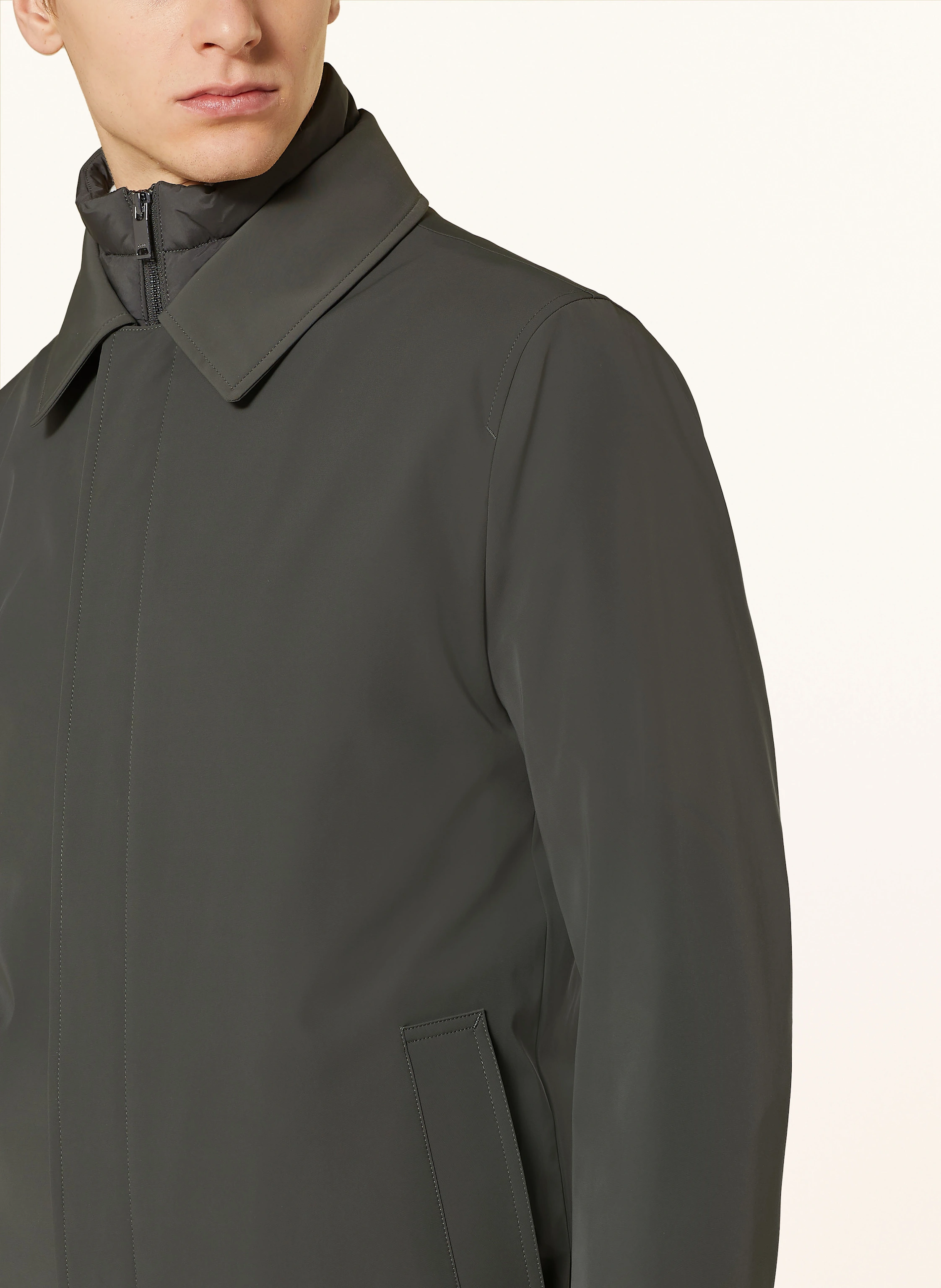 REISS Mantel LOGAN mit herausnehmbarer Blende