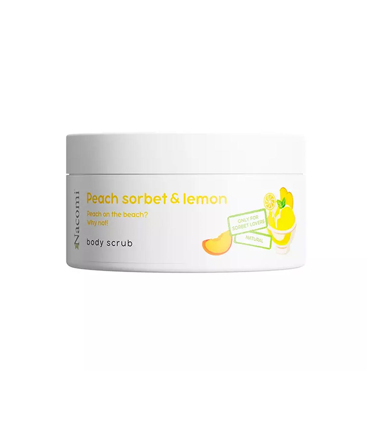 Nacomi - Esfoliante Corporal - Peach Sorbet & Lemon