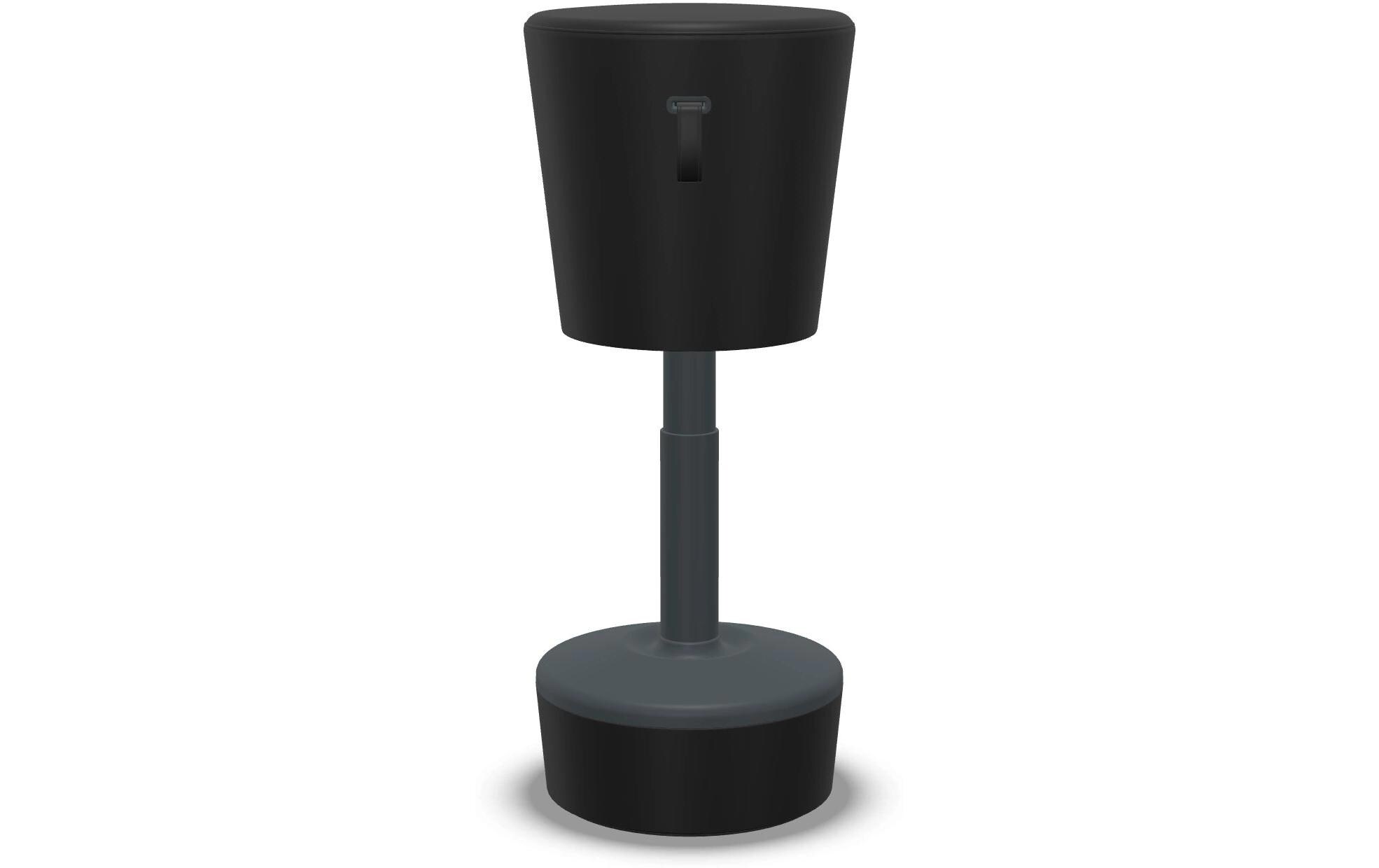 Hocker Mickey Grau, Schwarz<br>Bürohocker