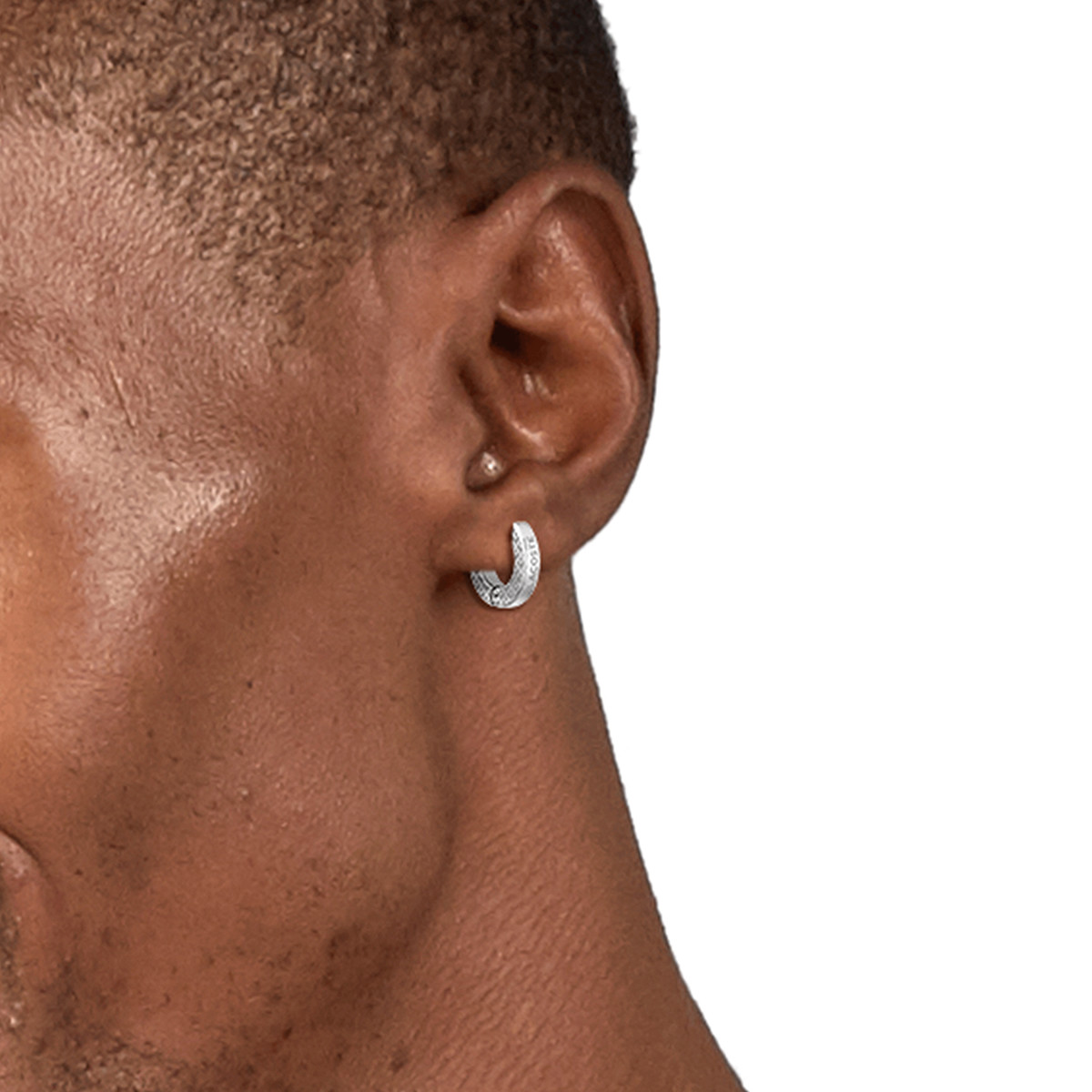Boucles d'oreilles LACOSTE acier