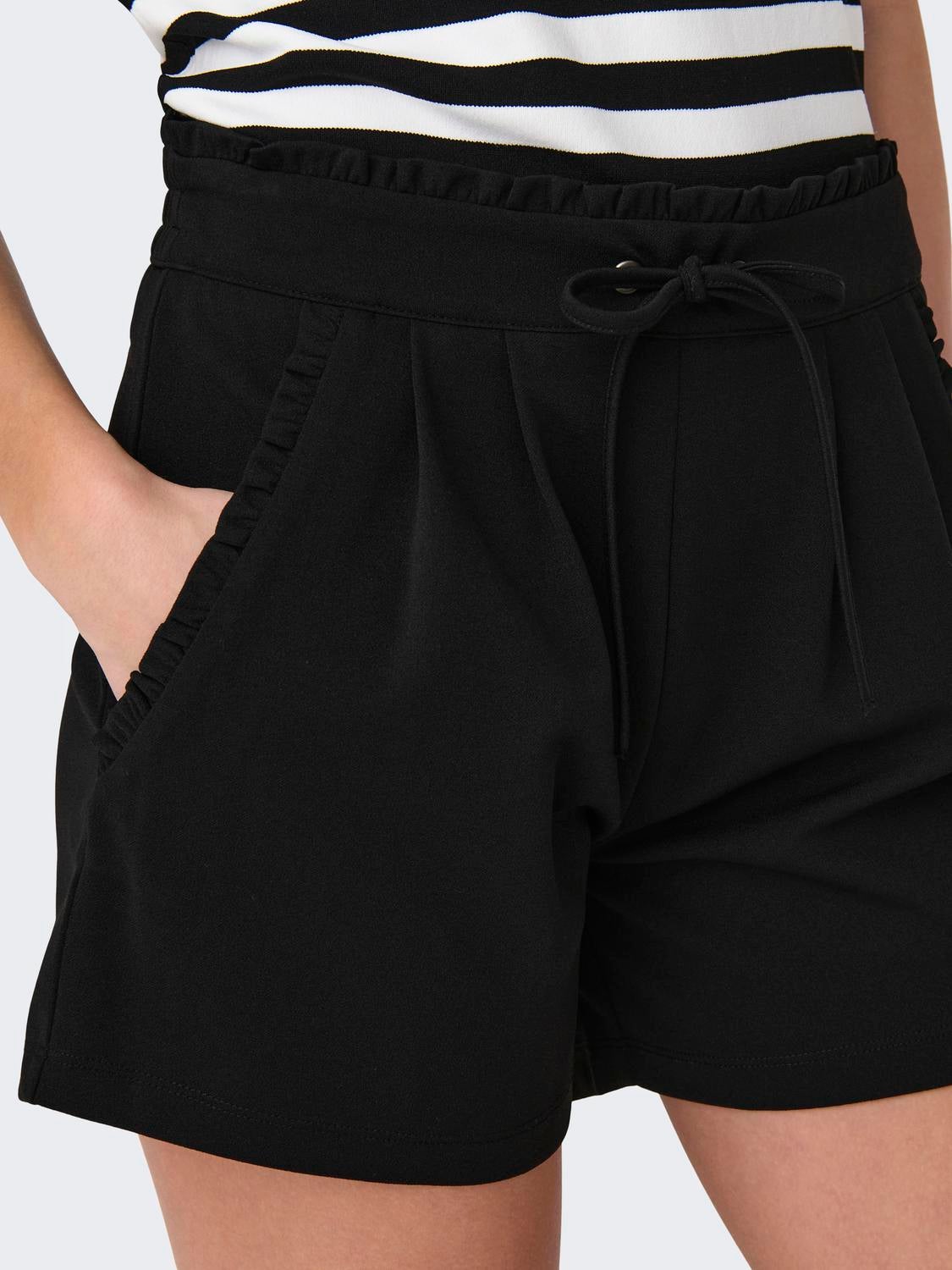 JDYNEW Normal geschnitten Shorts Black