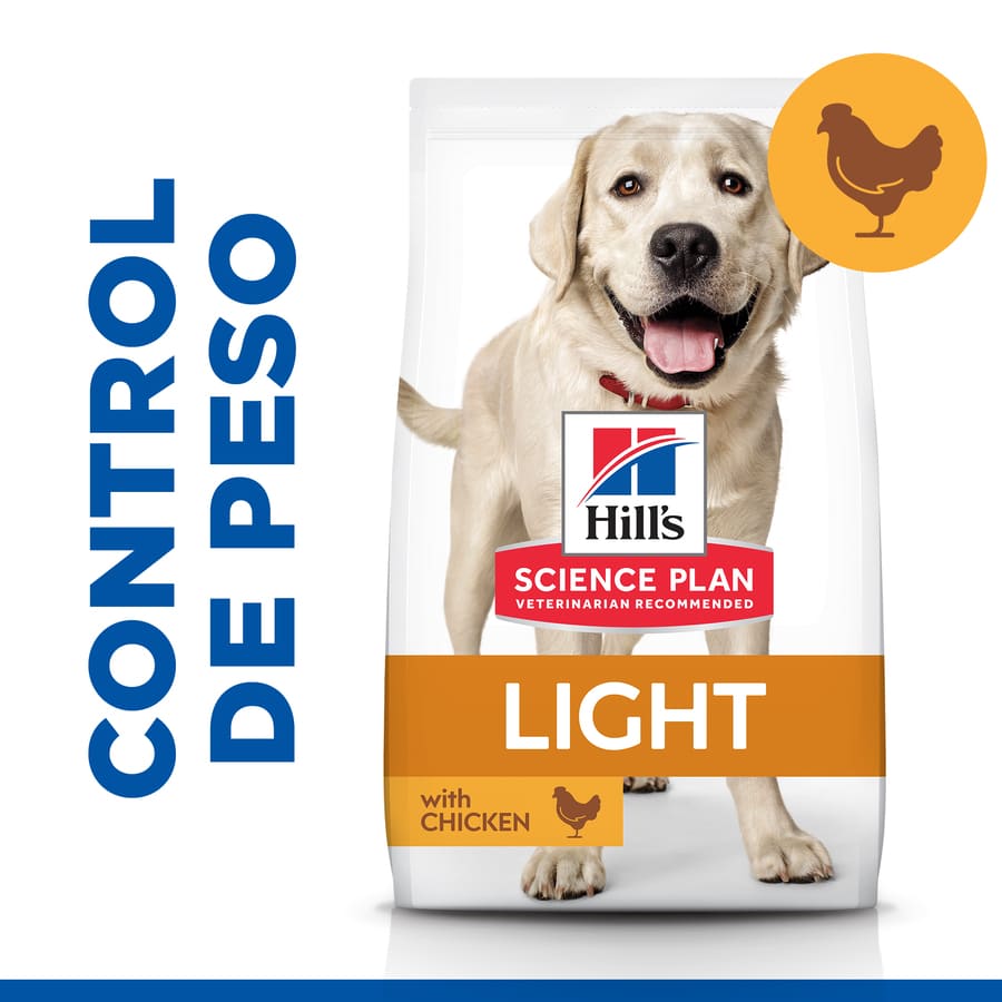 Ração Hill's Science Plan Light Adult com Frango para Cães