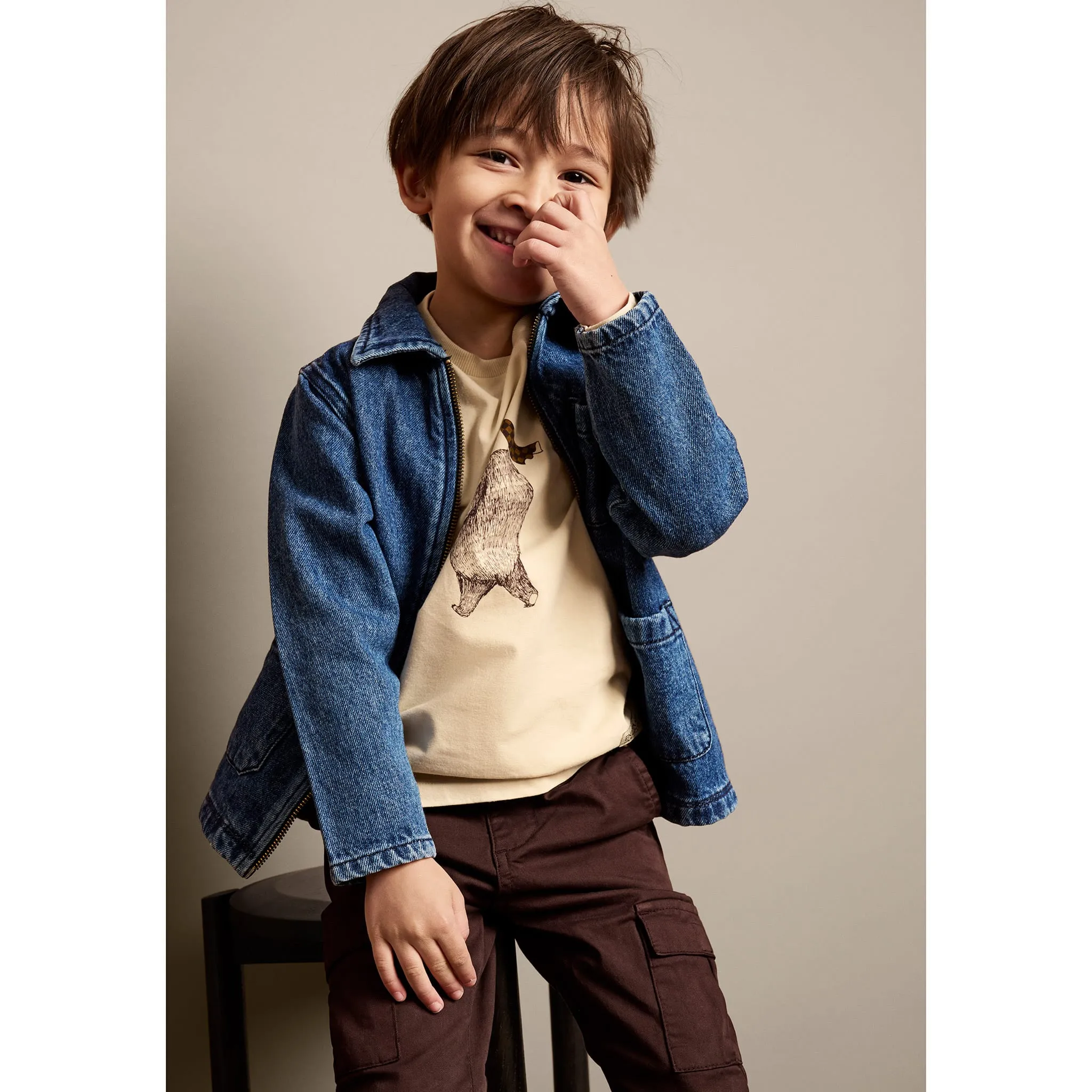 En Fant Veste Denim 3-8ans