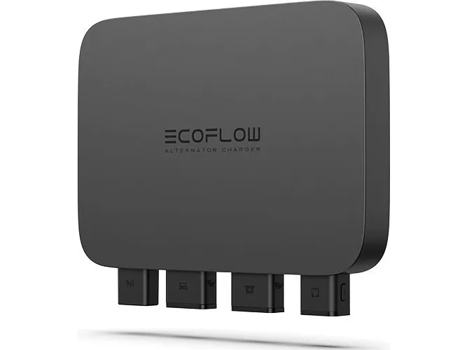 EcoFlow Power Hub Alternator Charger, Adapter, Sort, EcoFlow, DELTA Pro DELTA 2 Max DELTA Max 2000 DELTA 2, 242 mm, 194 mm