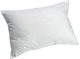 ALMOFADA ANTIBACTÉRIANA ANTISTÁTICA 98%POLIÉSTER 2�RBONO INTERIOR POLIÉSTER 50X70CM