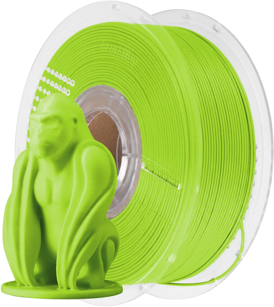 AzureFilm  PLA Matte HS Lime, 1,75 mm / 1000 g    PLA Material mit mattem Oberflächenfinish