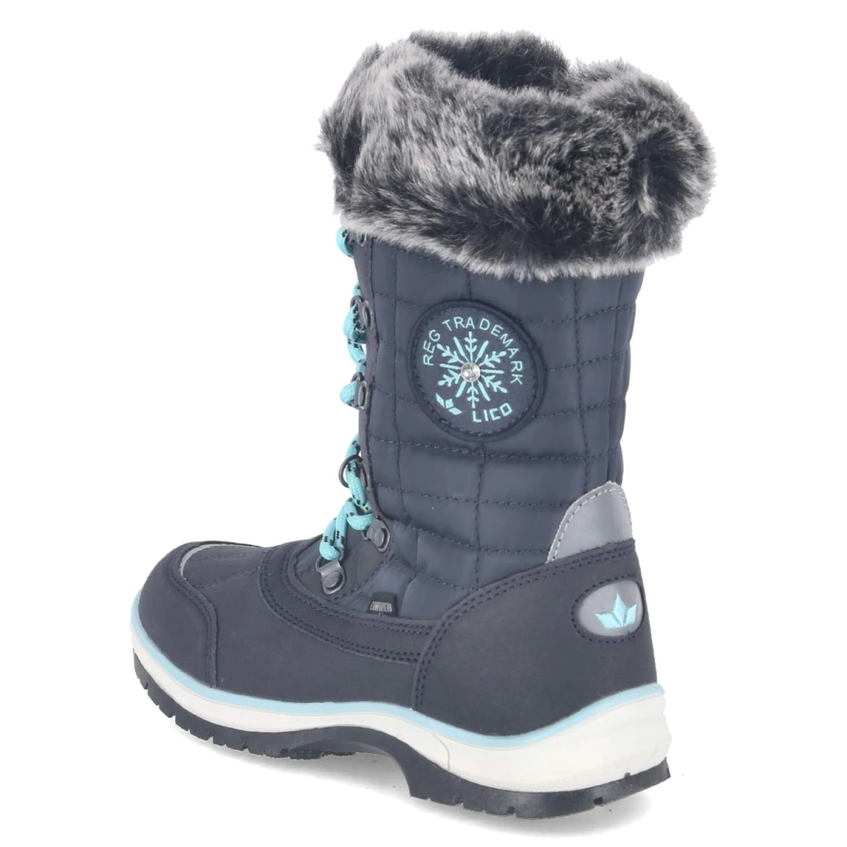 LicoSnowboots LILLESAND - marine/türkis