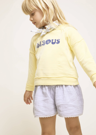 Shorts Musselin Cream Pink