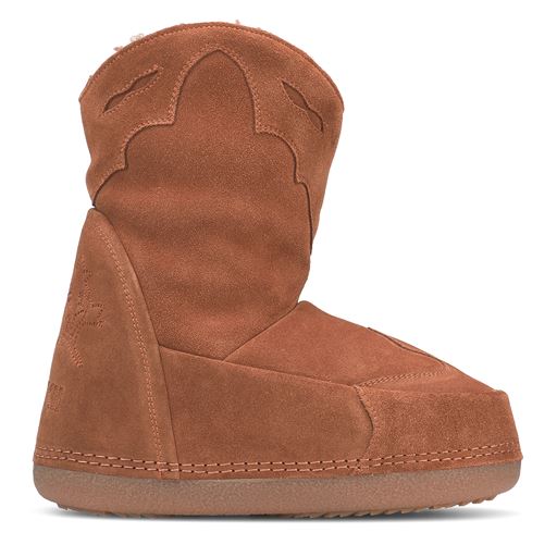 INUIKII Cowboy Embroidery Støvler, Brown, 41