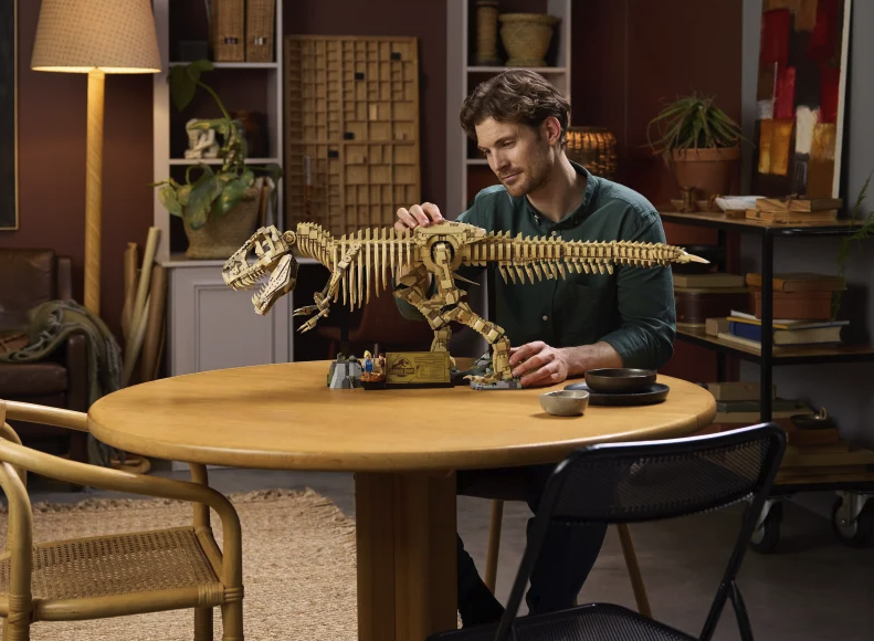 (3145-tlg. Set) Jurassic World Klemmbausteine Dinosaurier Spielzeug Fossilien Modell Bausatz (76968) Lizenziert - Tyrannosaurus Rex