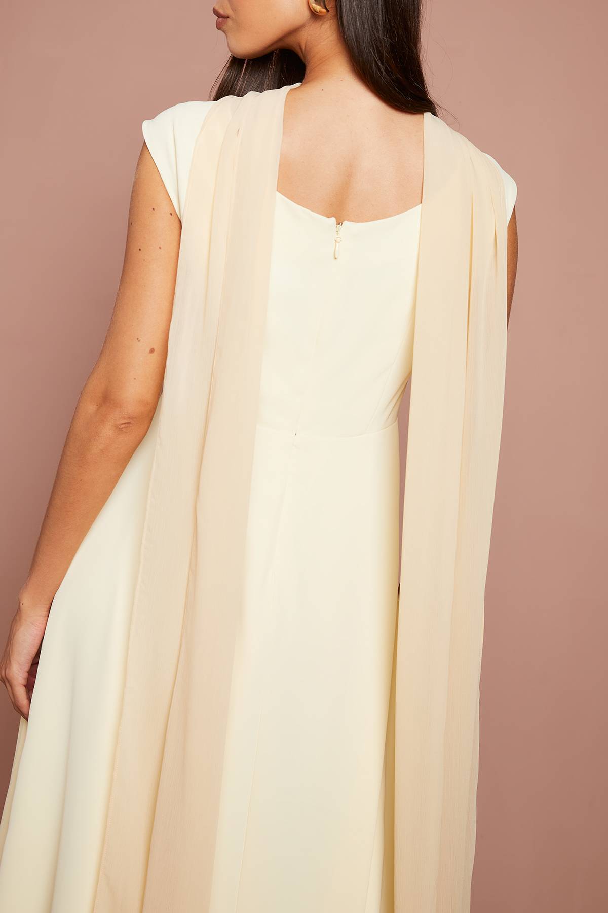 Coast Foulard En Mousseline Champagne