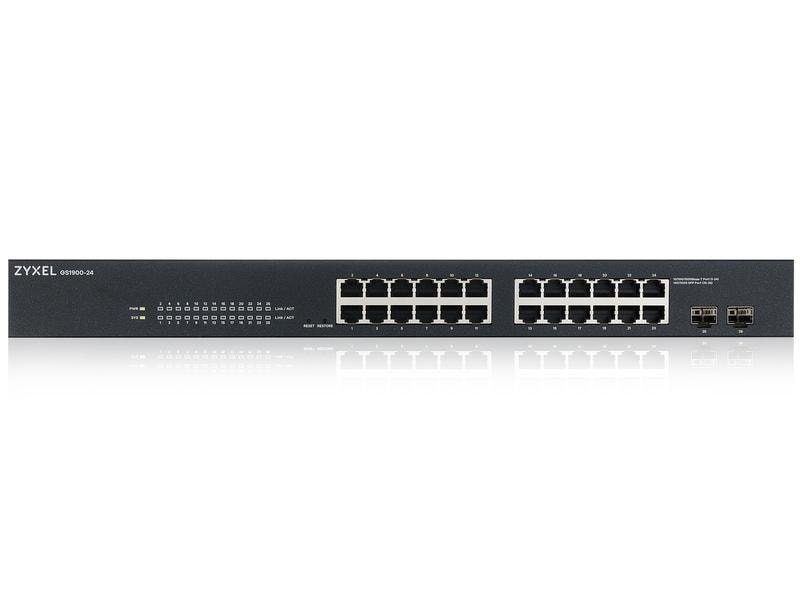 Zyxel Switch GS1900-24 v2 26 Port Web-managed Switch mit 24 Gigabit-Ports