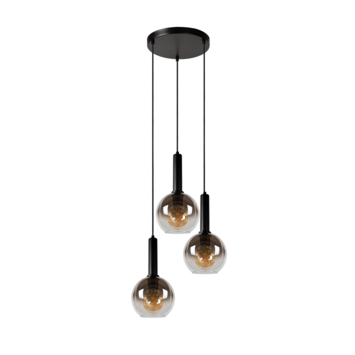 Lucide hanglamp Marius 3x40W zwart