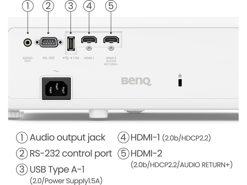 BenQ Projektor TK710 4K Gaming Beamer