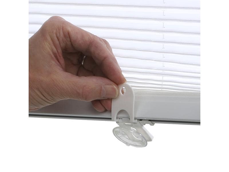 Gardinia Plissée Solo mit Saugnäpfen, blickdicht 70 x 130 c Plissée mit Saugnapfmontage