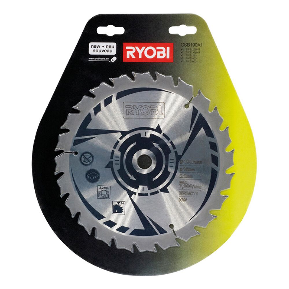 SAGBLAD RYOBI CSB190A1 190X16MM 24T