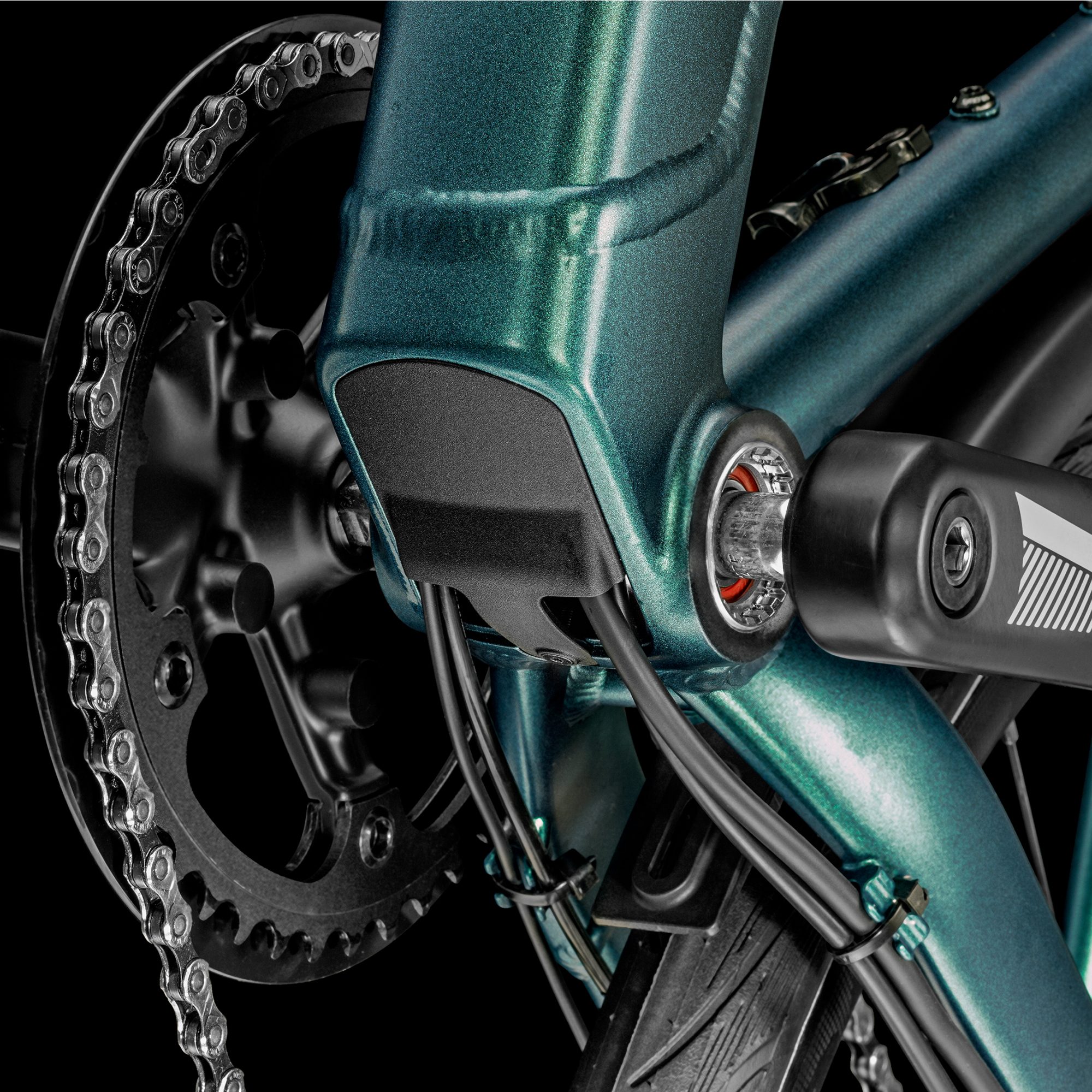 Bergamont E-Sweep Tour Urban E-Bike matt dark green