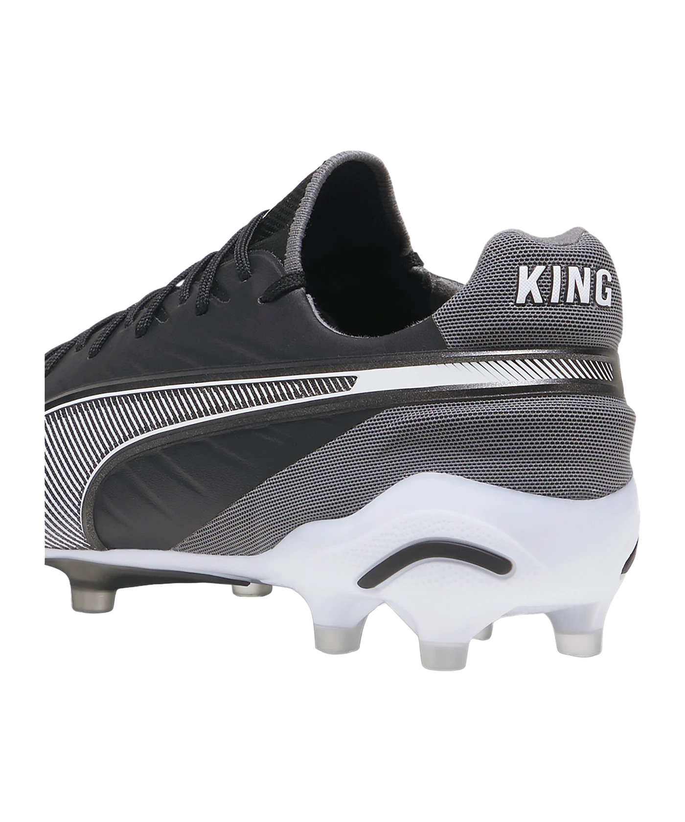 PUMA KING Ultimate FG/AG Eclipse Schwarz Weiss F01