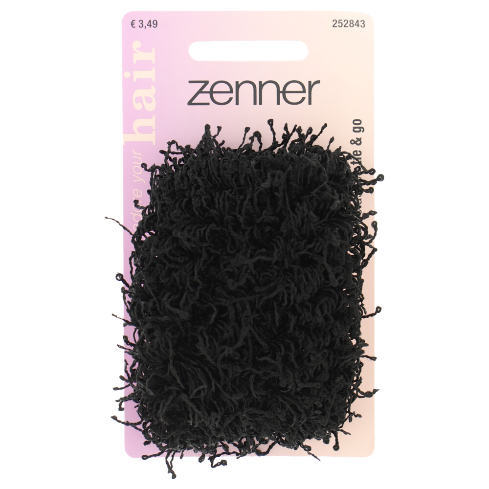 Zenner Elastiek Ruffel Zwart2 stuks
