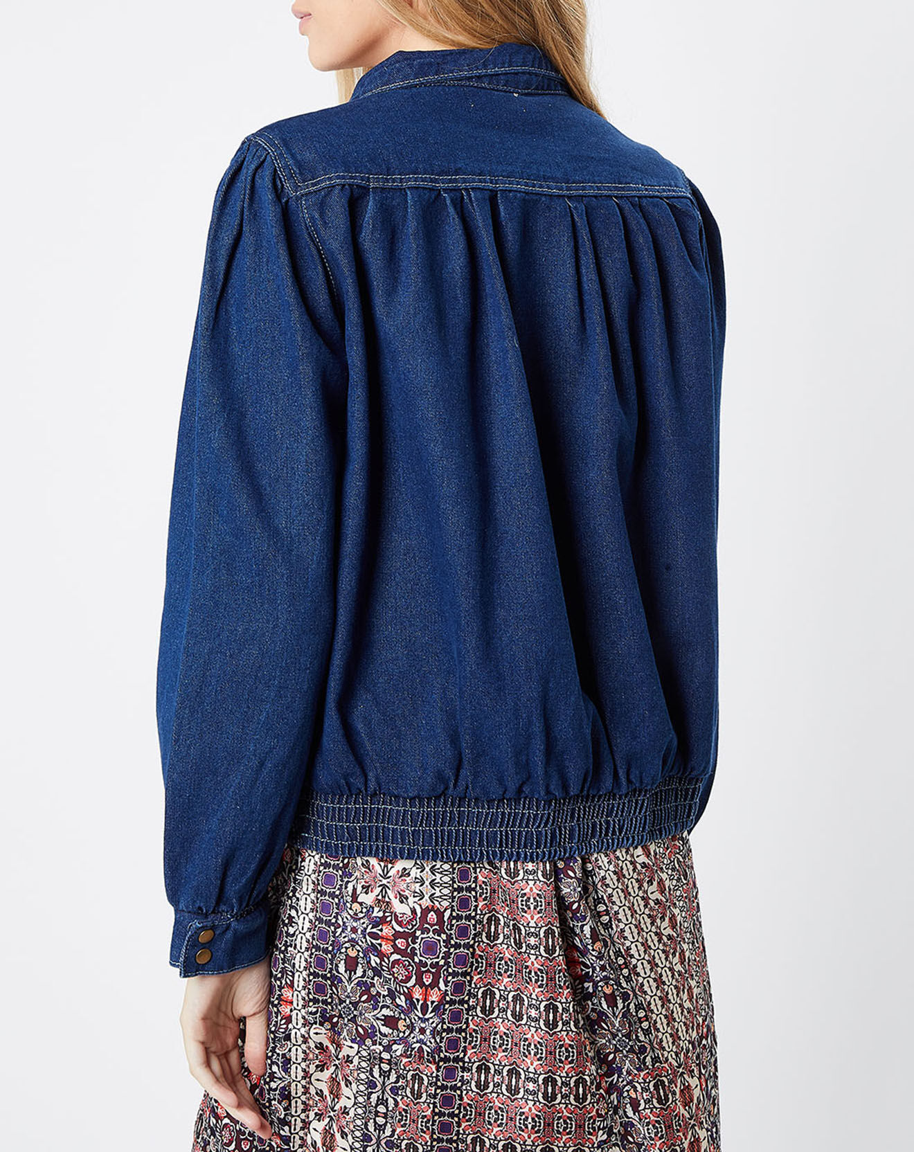 Molly Bracken Blouson en jean bleu