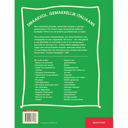 Uitgeverij clavis kookboek de zilveren lepel voor kinderen